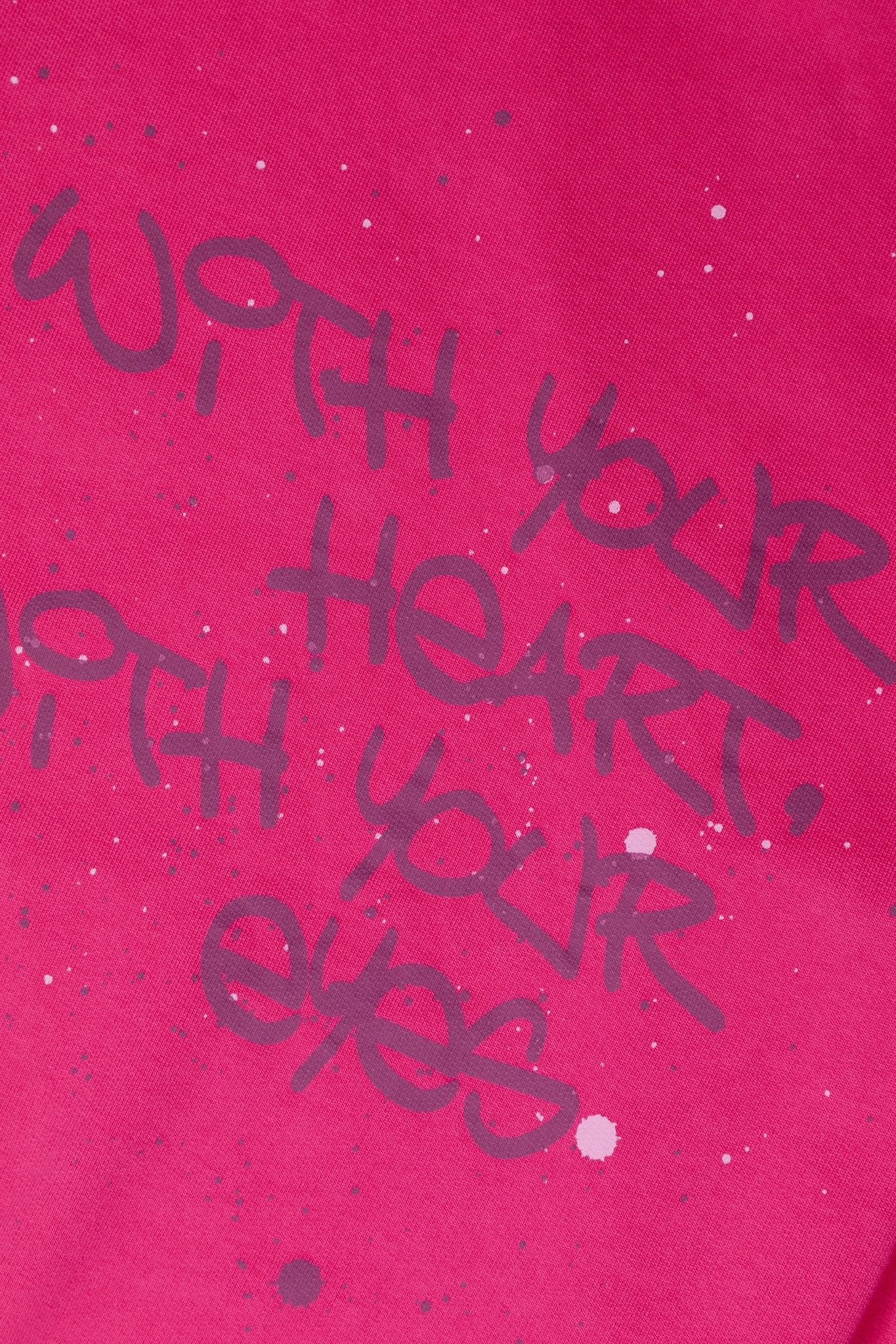 LOVE WITH HEART HOODIE "PINK LOVE"